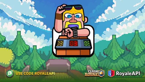 Backin Time Emote Clash Royale