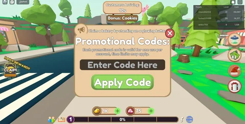 Bakery Simulator How To Redeem