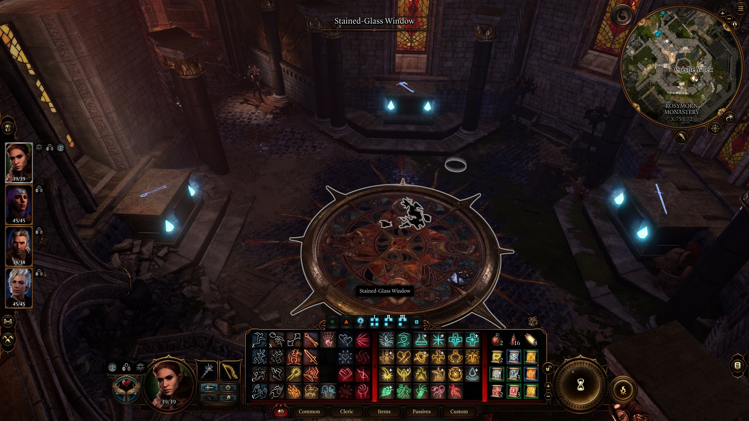 Baldurs Gate 3 stained glass