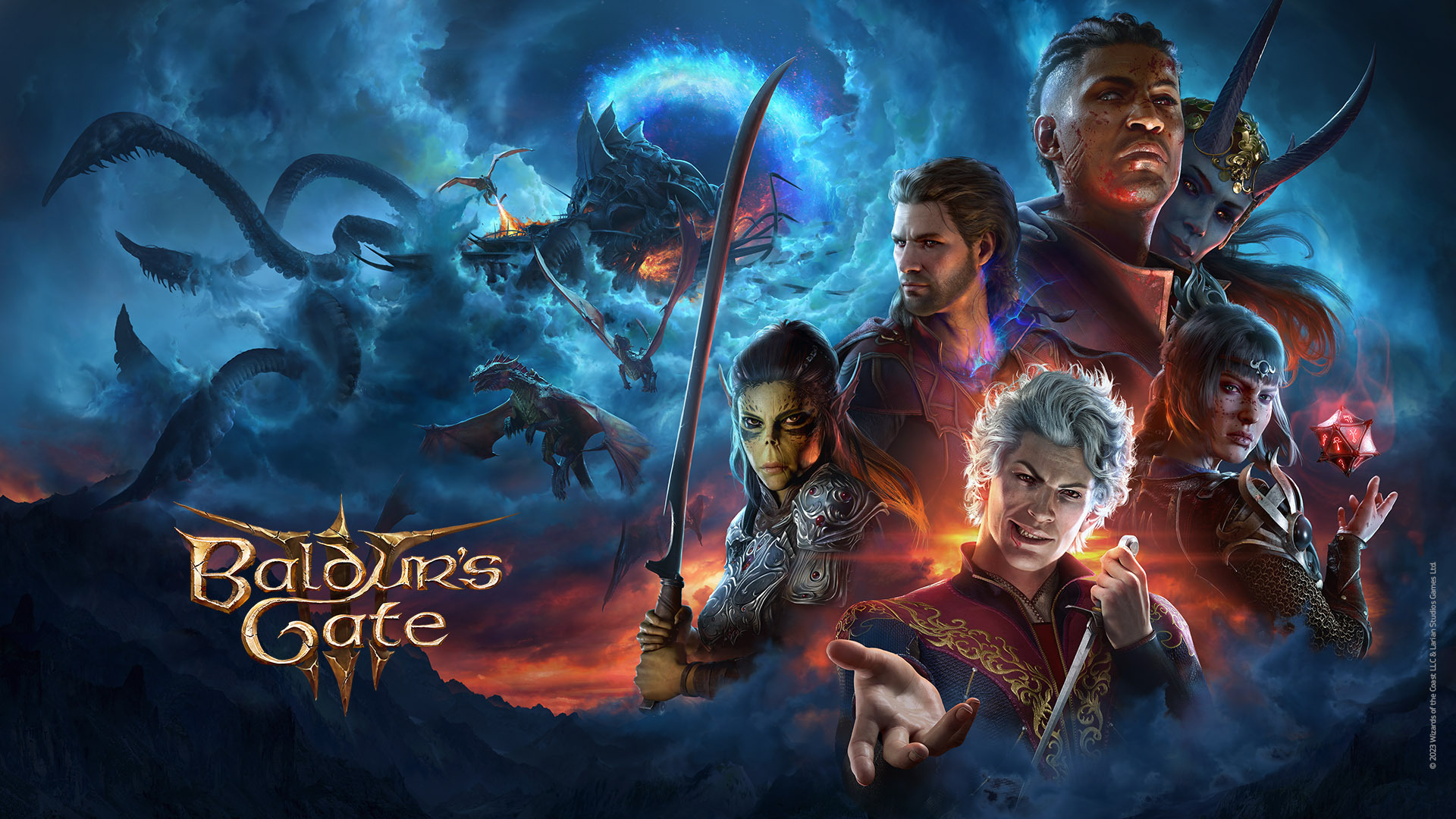 Baldur's Gate 3 key art