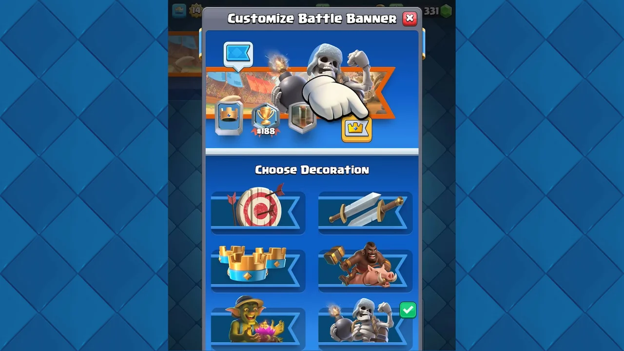 Battle Banner Clash Royale Customization Summer Update 2022