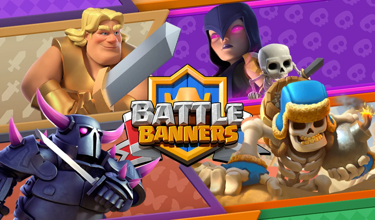 Clash Royale Battle Banners Cosmetics Supercell