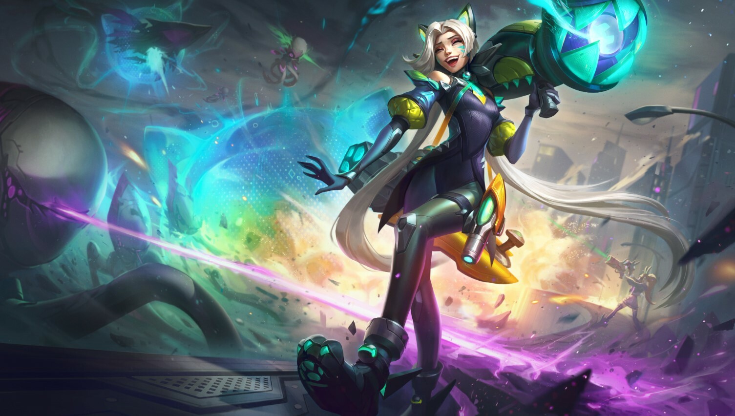 League of Legends Wild Rift Patch 4.2 Champion Skins Guide Riot Games Battle Cat Jinx skin