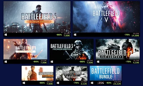 Battlefield Steam Sale