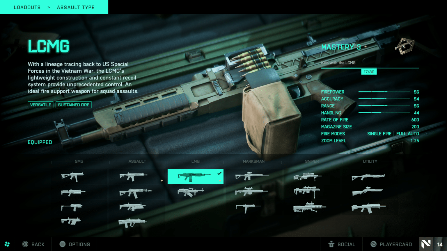 Battlefield Weapons LCMG