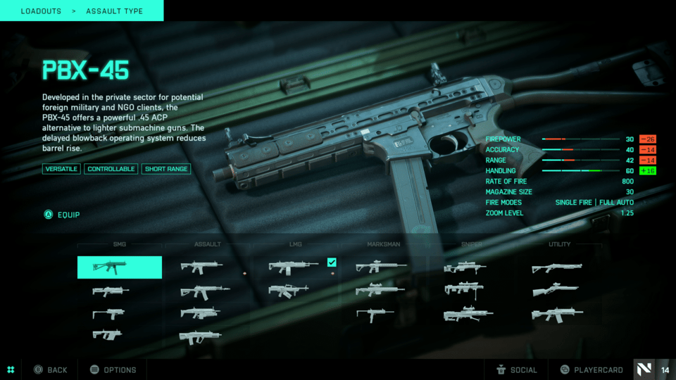 Battlefield 2042 Best Pbx 45 Loadout Attachments And Setup Earlygame 9945