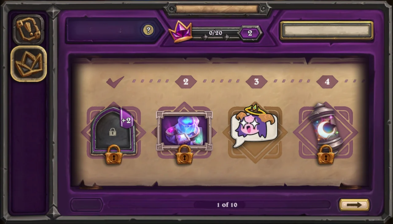 Hearthstone Battlegrounds rewards track Blizzard Entertainment patch 24.2