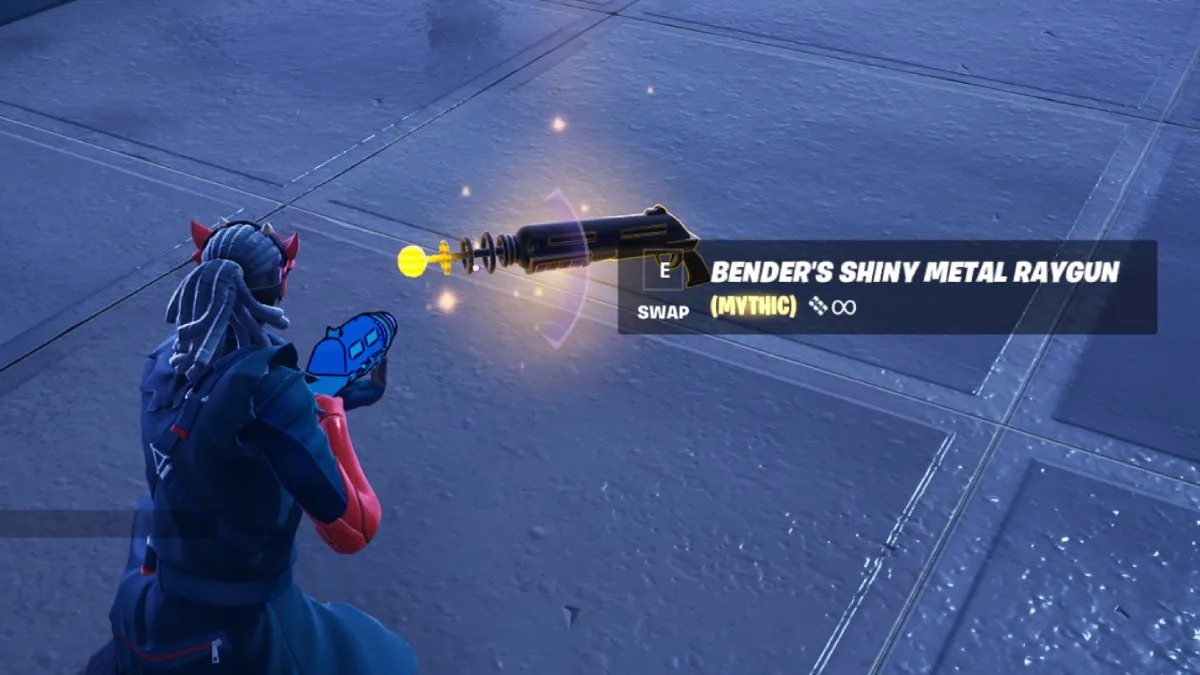 Fortnite Bender's Shiny Metal Raygun How To Get Stats Epic Games Guide Location