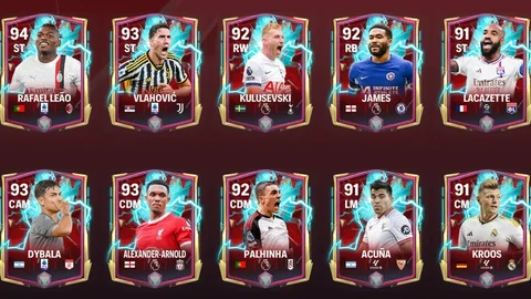 Best 5 Players From EA FC Mobile Rulebreakers Team 1