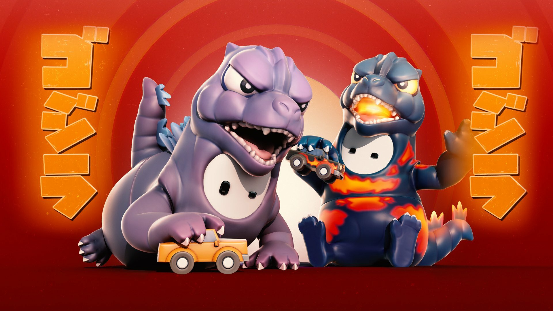 Best Crossover Costumes In Fall Guys 4 Godzilla