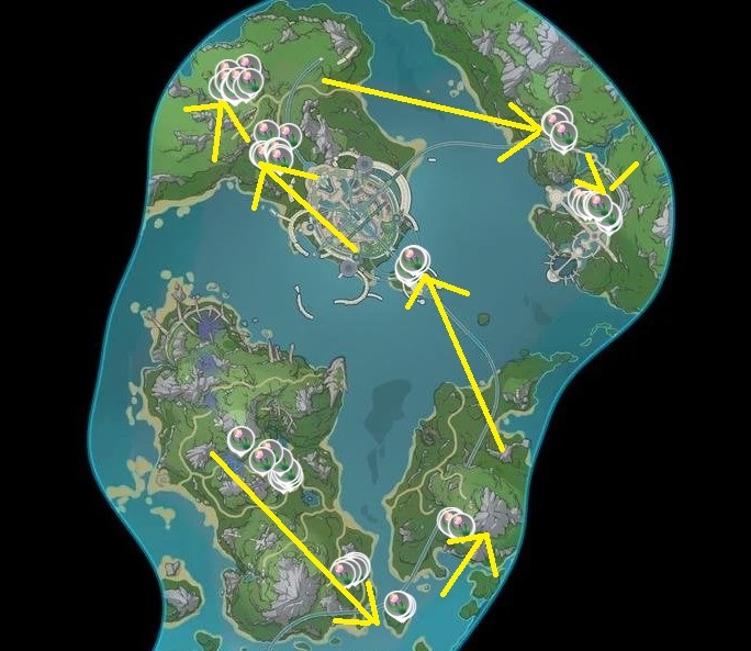 Best Farming Route for Rainbow Rose