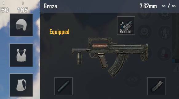 Best Groza Loadout In PUBG Mobile