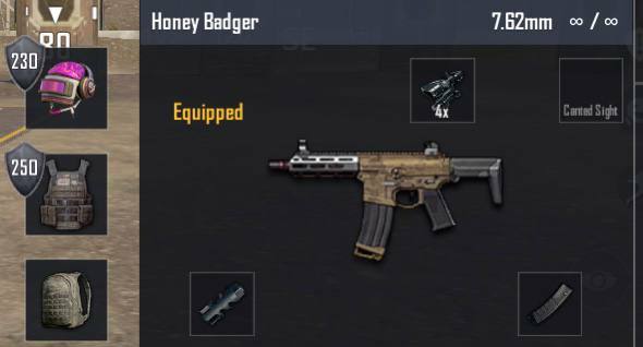 Best Honey Badger Attachment Loadout PUBG Mobile