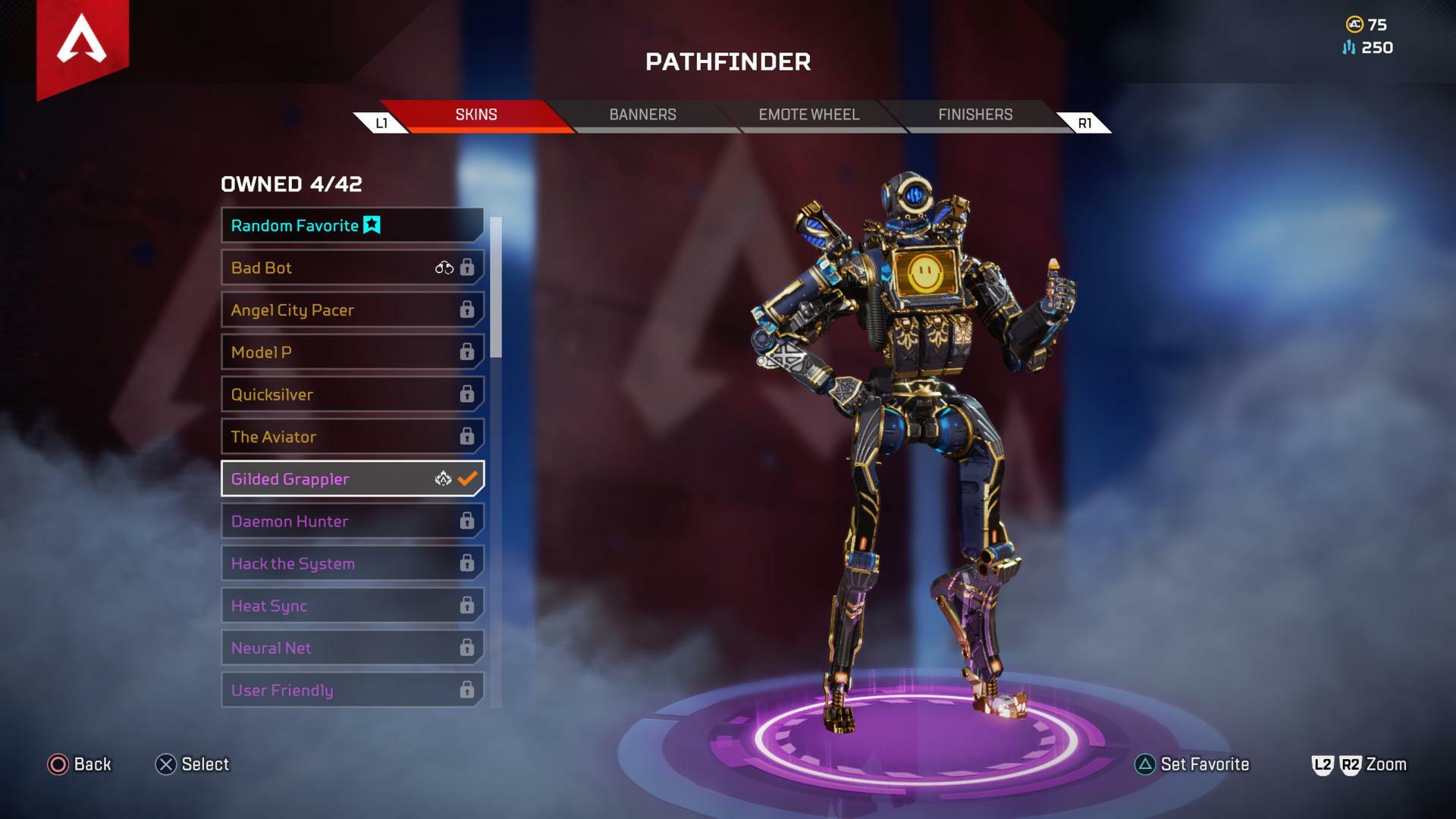 Best Pathfinder Skins 1 Gilded Grappler
