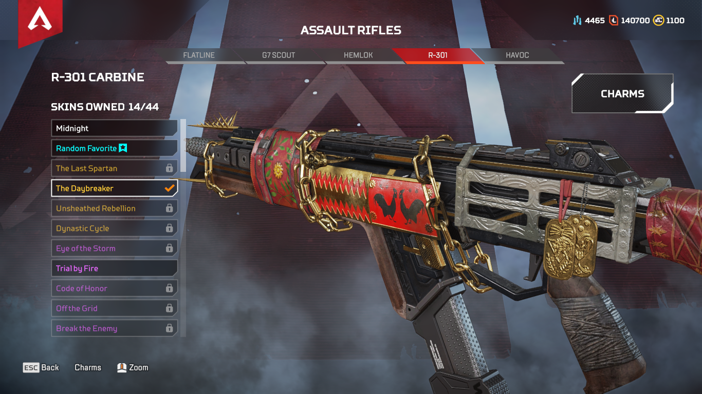 Best R301 Skins 4 The Daybreaker
