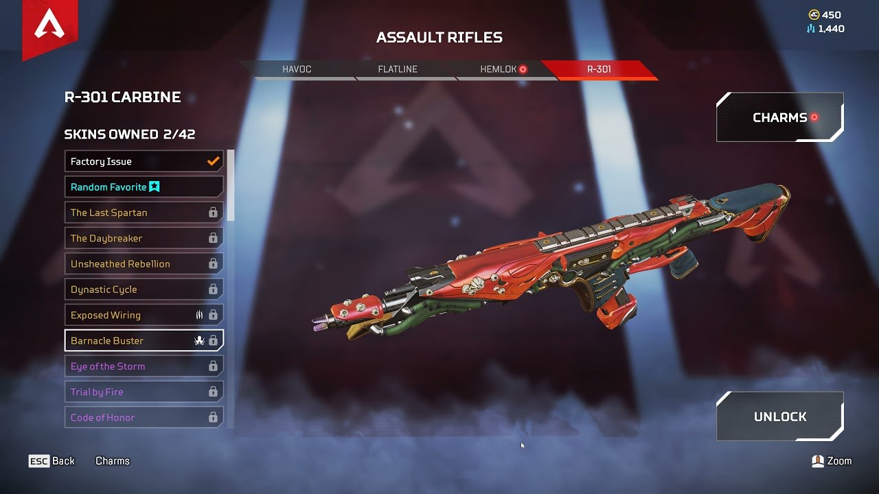 Best R301 Skins 5 Barncacle Buster