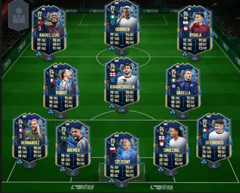 Best Serie A FUT TOTS