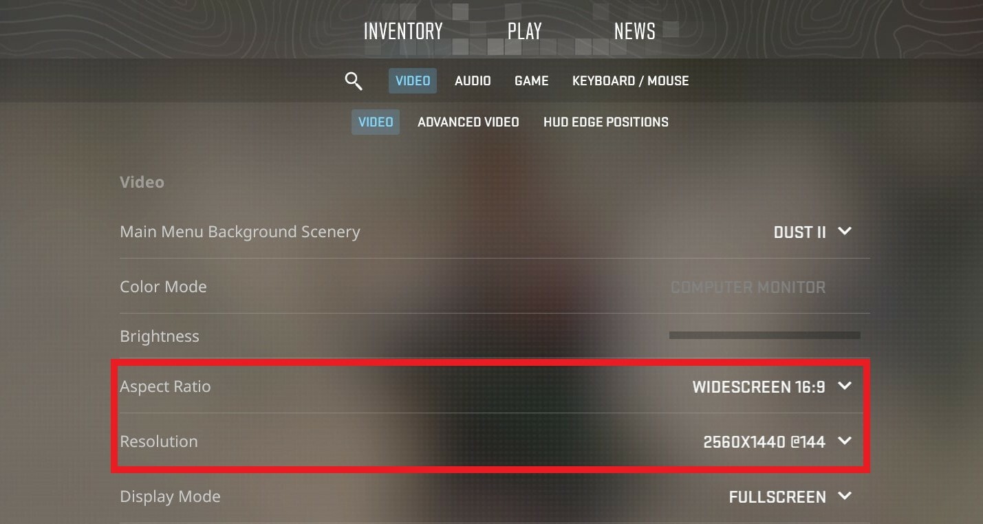 Best Settings Aspect Ratio CS2