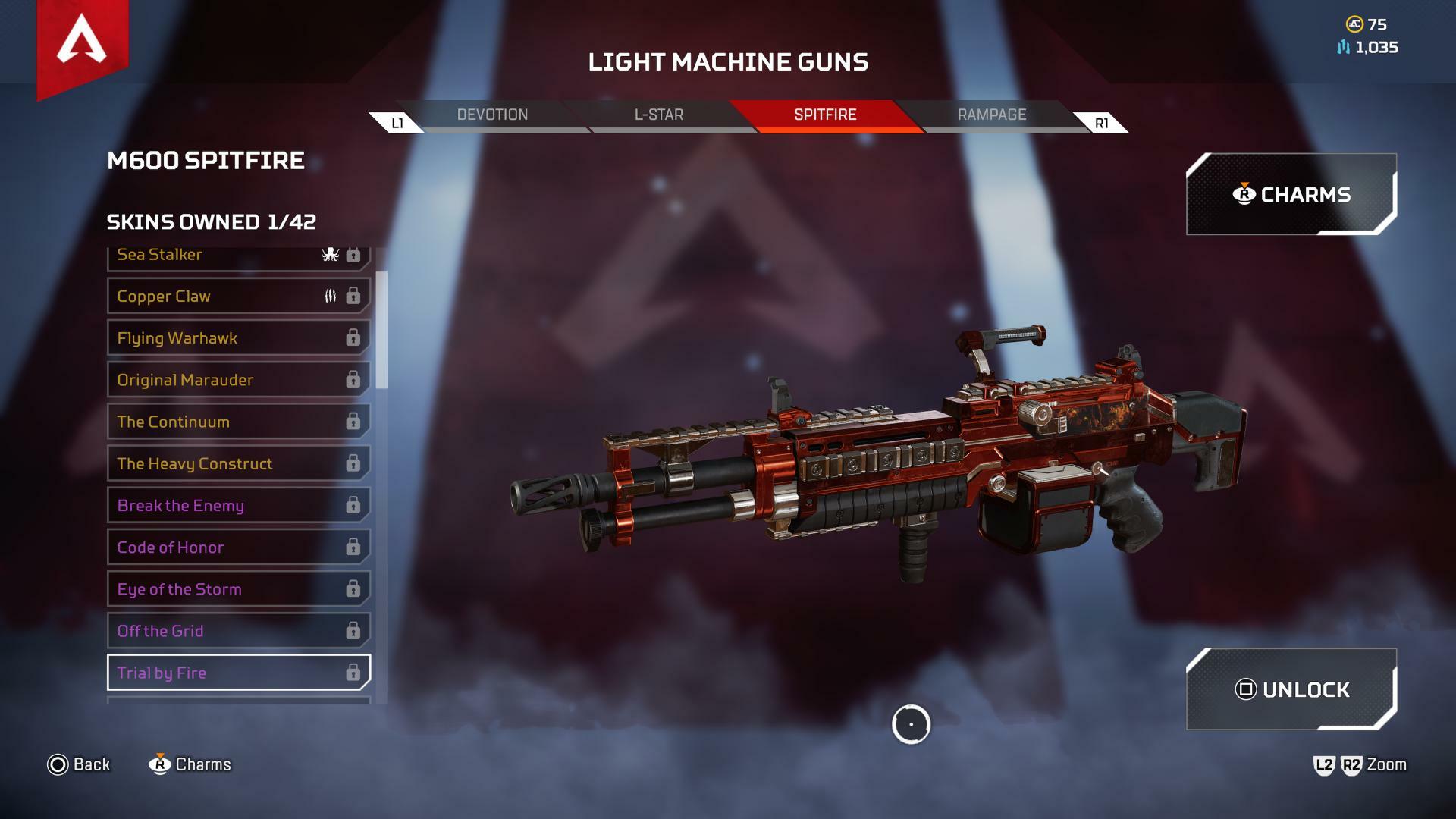 Best Spitfire Skins trial by fire