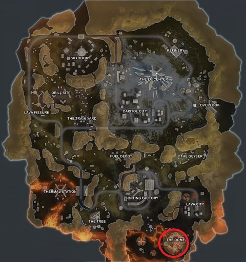 Best drop and loot locations on Worlds Edge The Dome