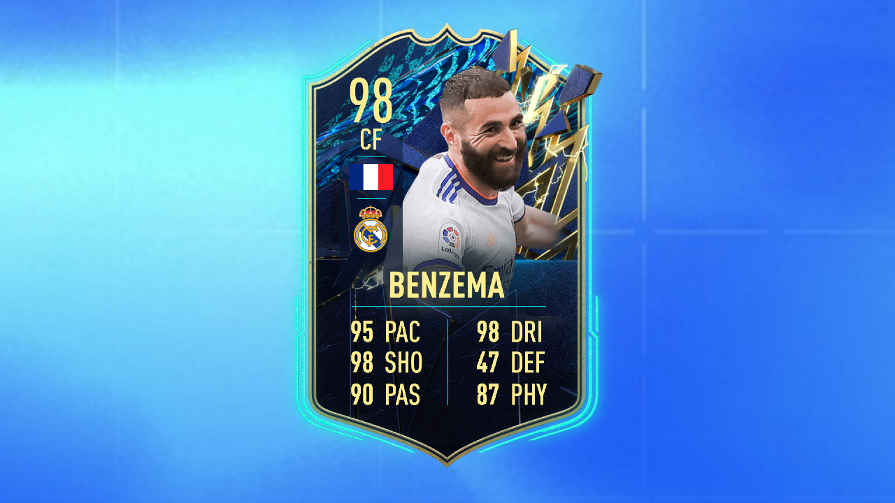 Beste TOTS Karten Benzema