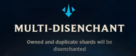 Multi Disenchant tool