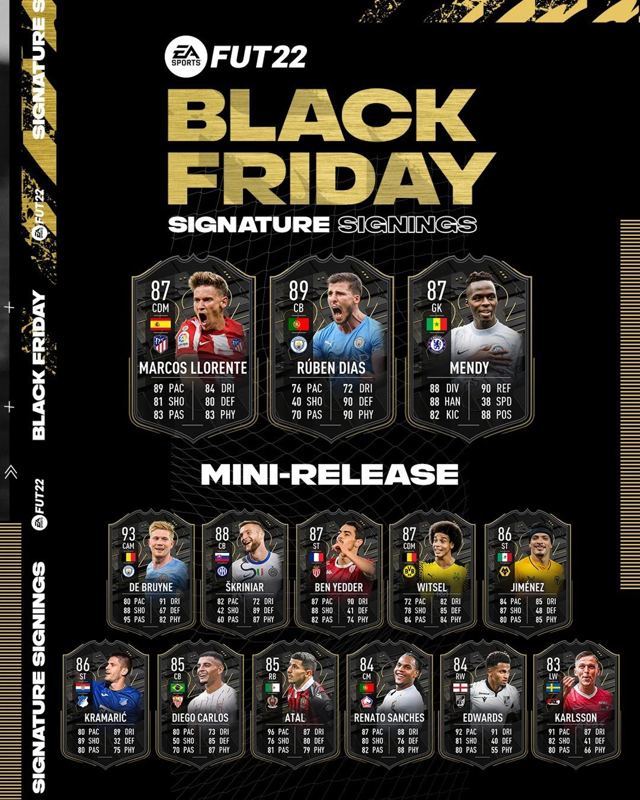 FIFA 22 Signature Signings Black Friday FUT