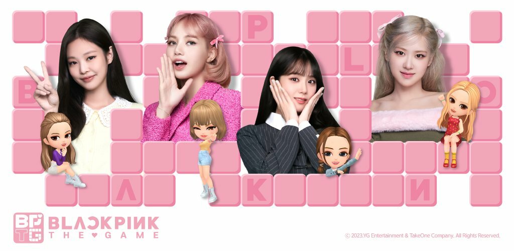 BLACKPINK the game photos postcards items K-Pop TakeOne Company