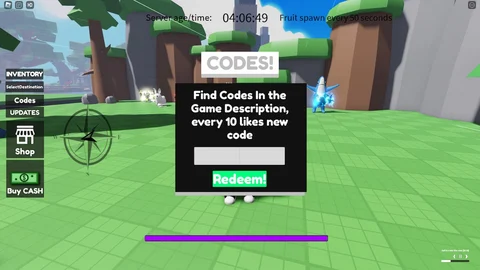 Blox Fruit But Bad how to redeem codes