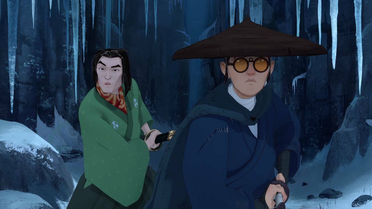 Blue Eye Samurai Mizu and Taigen