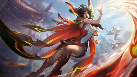 Brave Phoenix Xayah Splash