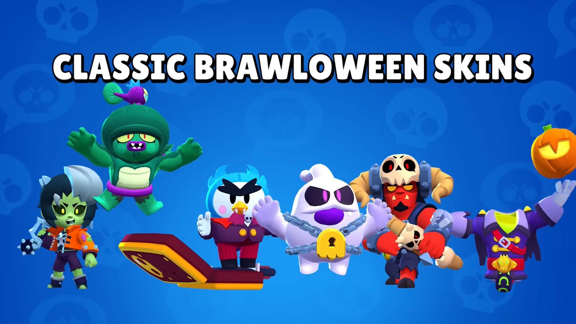 Brawl Stars Ghost Station Update Skin Guide Brawloween skins Classic Supercell