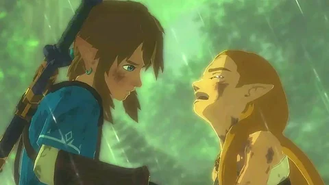 Breath of the Wild Zelda crying