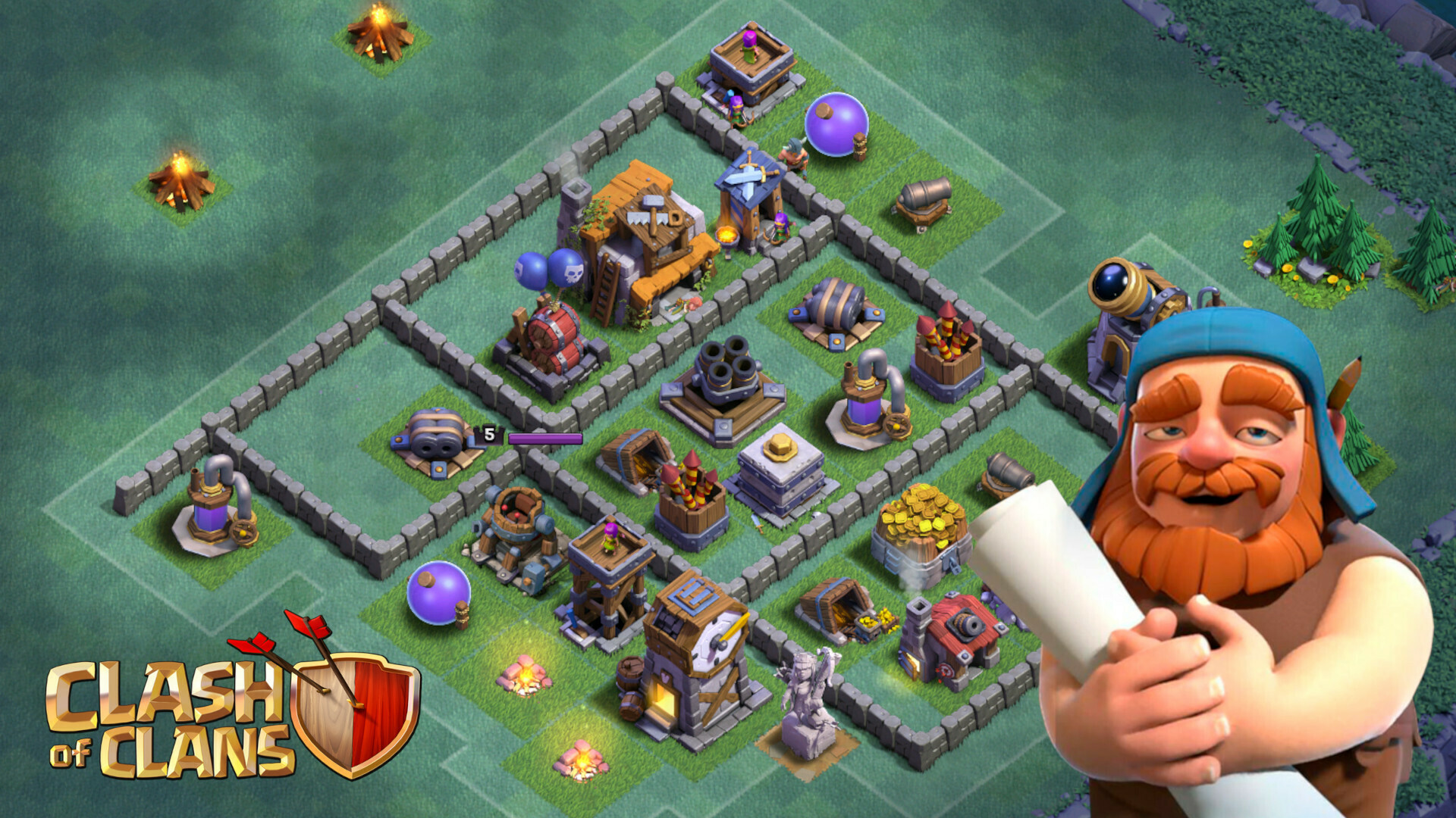 Clash of Clans Builder Base Rework Stages New Buildable Area New Supercell