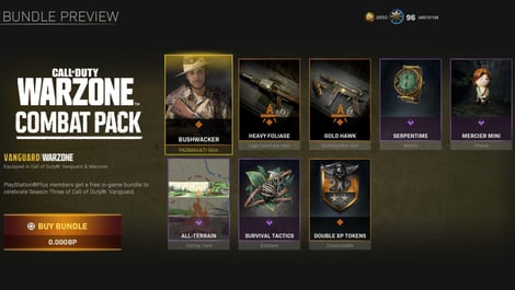 Bundle of the week 5 Warzone combat pack