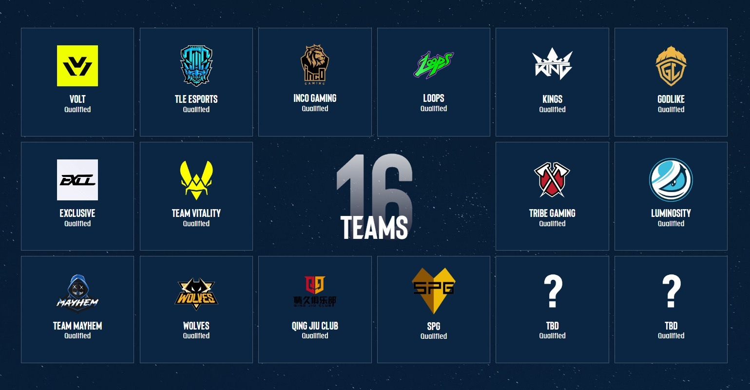 COD Mobile WC2023 Teams