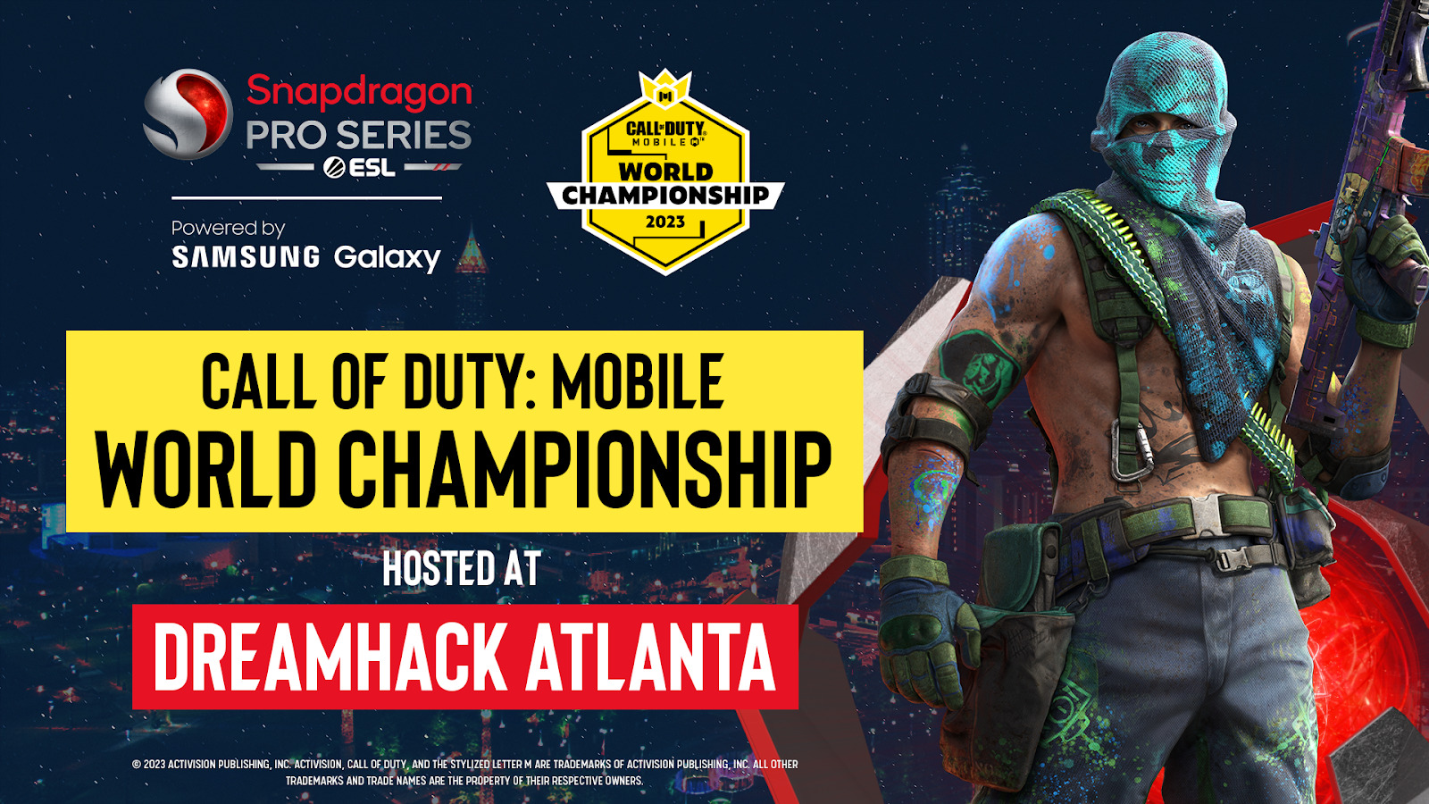 Call of Duty Mobile World Championship 2023 Activision ESL Snapdragon Pro Series