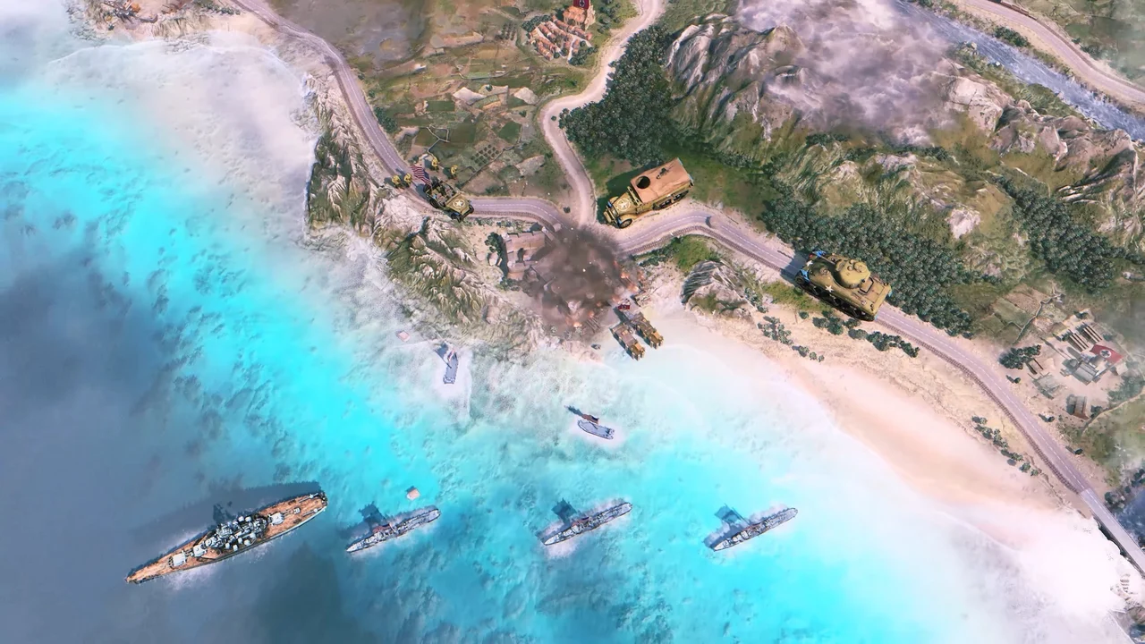 Beach warfare in Company of Heroes 3