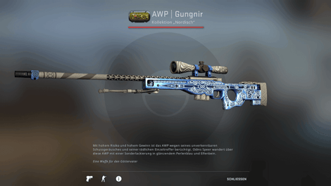 CSGO 2 AWP Gungnir FN 2