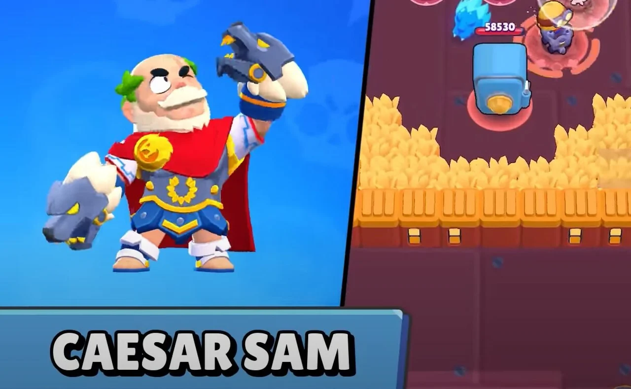 Brawl Stars Season 14 Robot Factory Caesar Sam skin Supercell