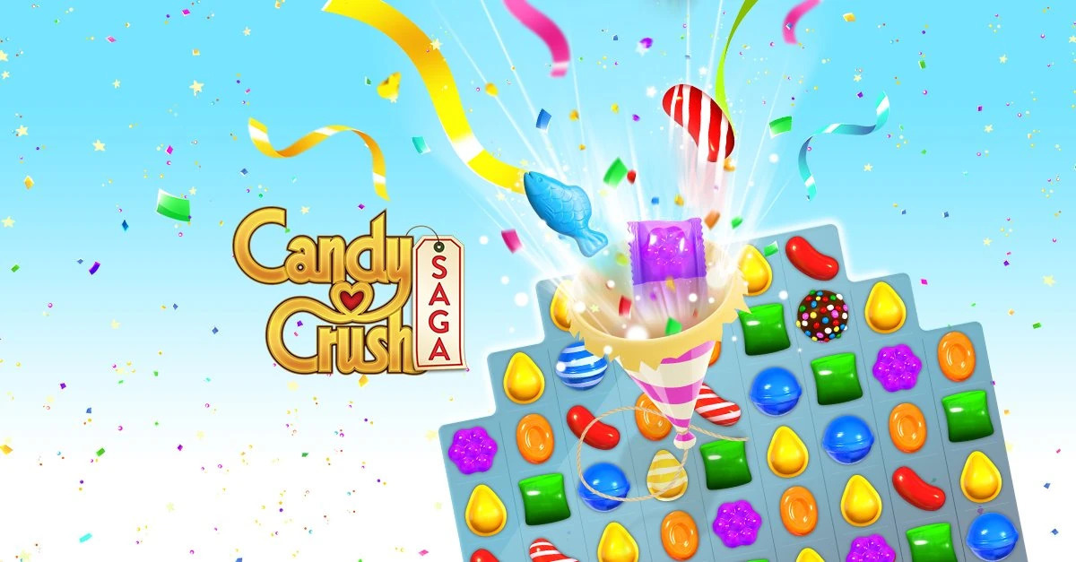 Candy Crush Saga Facebook Gameroom background