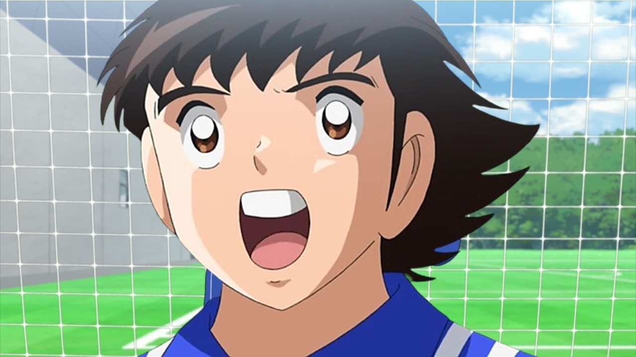 Captain Tsubasa looking shocked