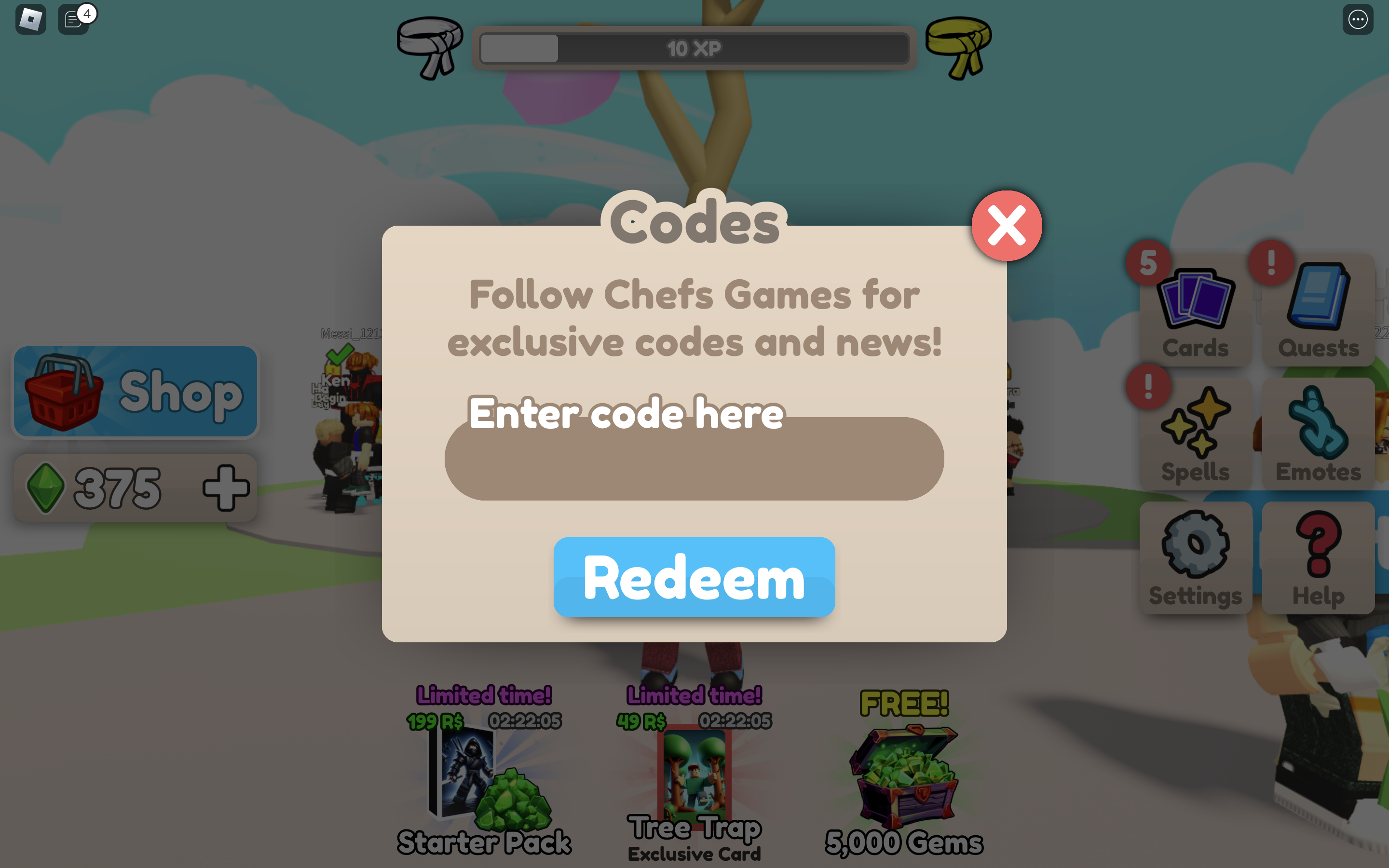 card battles redeem codes