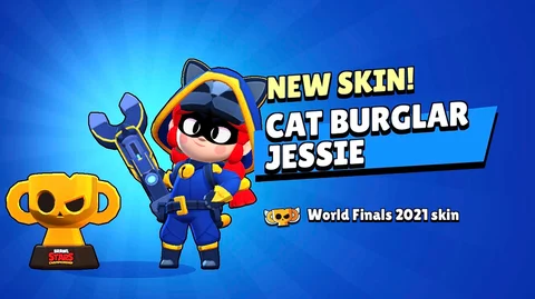 Cat Burglar Jessie Skin Brawl Stars