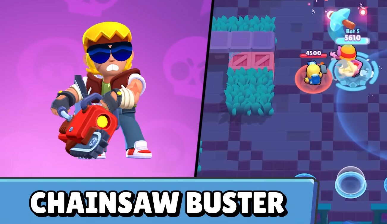 Brawl Stars Ghost Station Update Skin Guide Chainsaw Buster Supercell