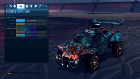 Chameleon rocket league decals