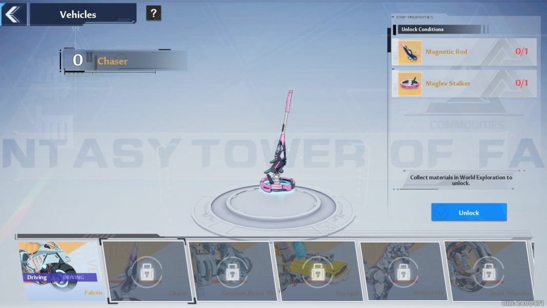 Chaser Unlock