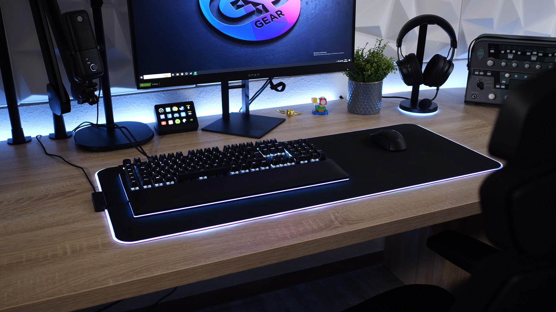 Chroma tastatur maus und mauspad