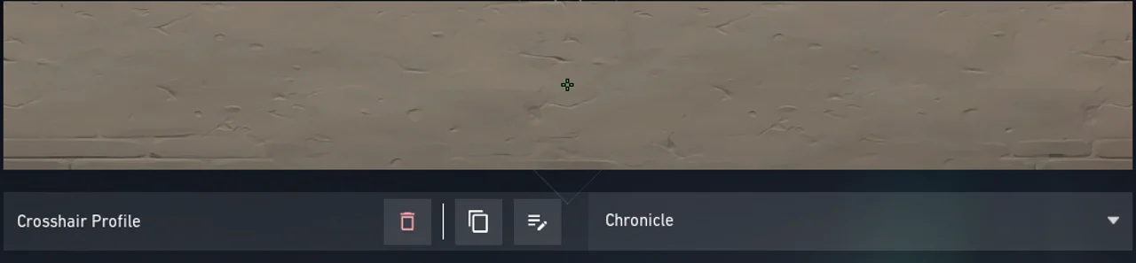 Chronicle Valorant Crosshair