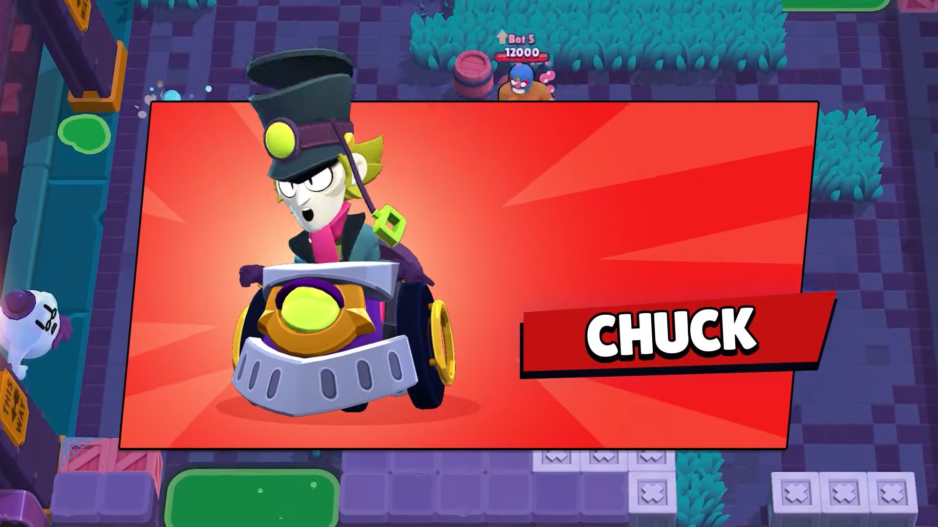 Brawl Stars Chuck Super Main Attack Star Powers Gadgets Supercell